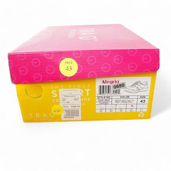 Alegria TRAQ Qarma Right Angle Multi Walking Shoes QAR-5997 Women's 13/43 - Picture 12 of 12